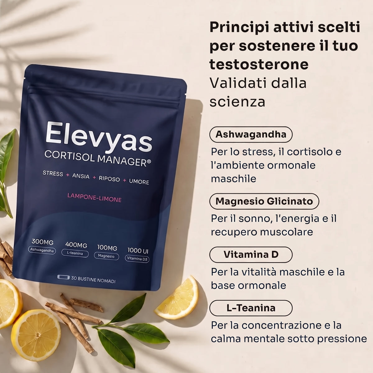 Elevyas Regolatore del Cortisolo