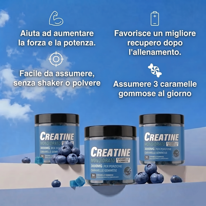 Gummies alla Creatina – Mirtillo