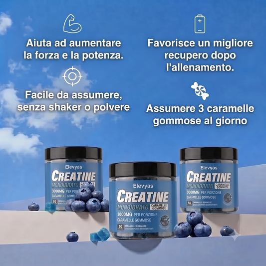 Gummies alla Creatina – Mirtillo